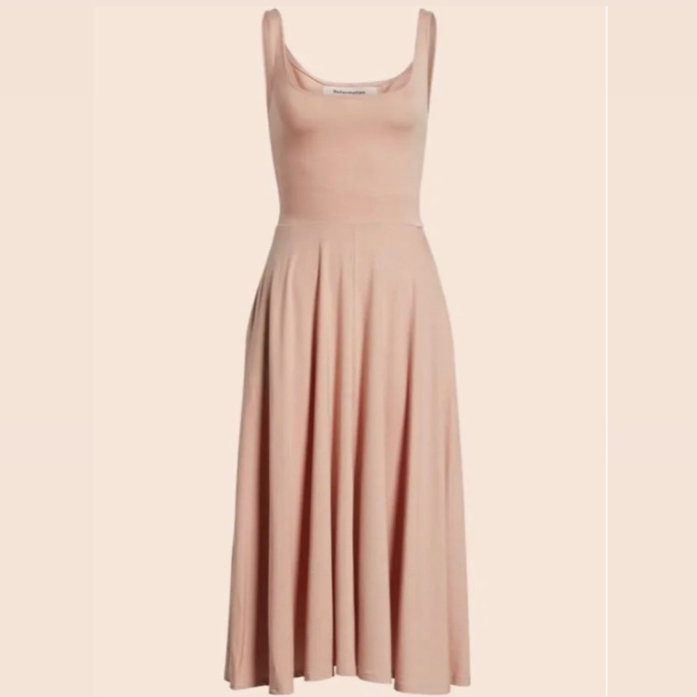 SOLD 🎊🎉Reformation Rou Dress - Blush - NWT - Medium
